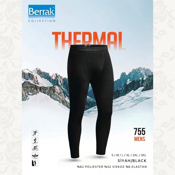 Термокальсоны мужские норма s-xl, цвет siyah (черный) с фото, 2 шт., 755