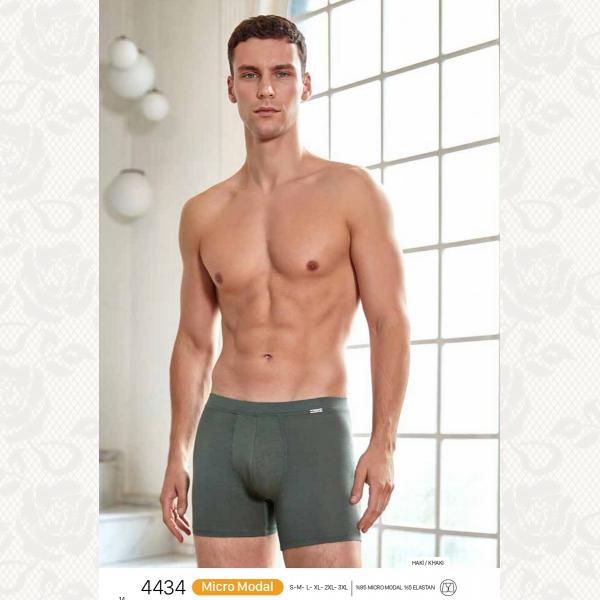 Батал трусы боксеры 2xl-3хl, цвет haki (хаки) с фото, 4434