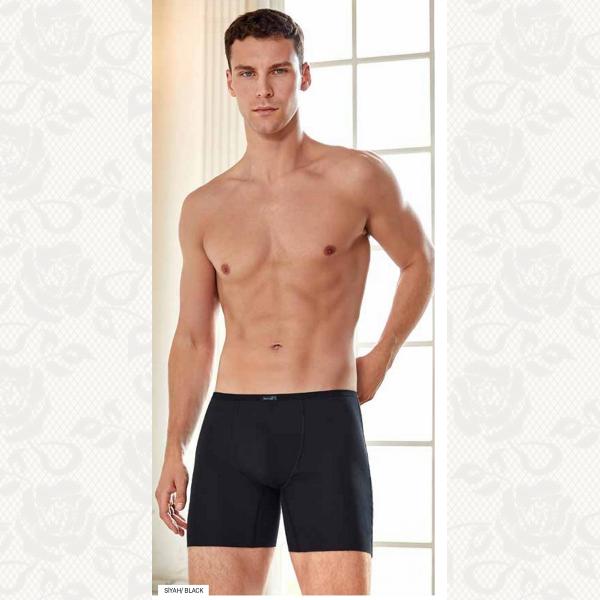 Батал боксер мужской лазерная обработка, цвет siyah (черный) с фото, 4435